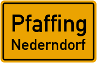 Nederndorf in PfaffingNederndorf