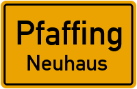 Straßenverzeichnis Pfaffing Neuhaus
