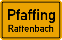 Straßenverzeichnis Pfaffing Rattenbach