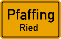 Straßenverzeichnis Pfaffing Ried