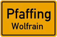 Kaltbogenweg in PfaffingWolfrain