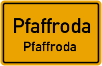 Seitenweg in PfaffrodaPfaffroda