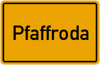 Pfaffroda in Sachsen