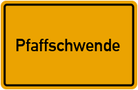City Sign Pfaffschwende
