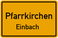 Straßenverzeichnis Pfarrkirchen Einbach