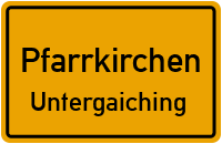 Straßenverzeichnis Pfarrkirchen Untergaiching