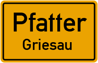 Straßen in Pfatter Griesau