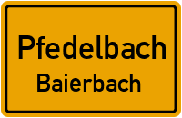 Oberohrner Straße in PfedelbachBaierbach