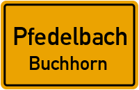 Straßenverzeichnis Pfedelbach Buchhorn