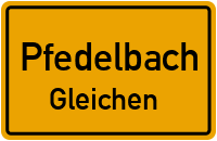 Geißelhardter Straße in 74629 Pfedelbach (Gleichen)
