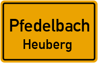 Straßenverzeichnis Pfedelbach Heuberg