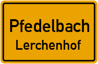 Straßenverzeichnis Pfedelbach Lerchenhof