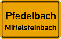 Straßenverzeichnis Pfedelbach Mittelsteinbach