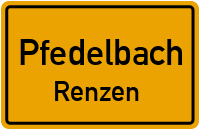 Straßenverzeichnis Pfedelbach Renzen