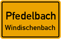 Bachstraße in PfedelbachWindischenbach