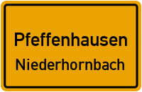Schloßweg in PfeffenhausenNiederhornbach