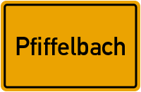 City Sign Pfiffelbach