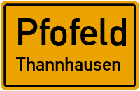 Straßenverzeichnis Pfofeld Thannhausen