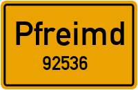 92536 Pfreimd