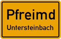 Bahnhofstraße in PfreimdUntersteinbach