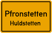 Zwiefalter Straße in PfronstettenHuldstetten