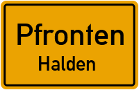 Haldenweg in PfrontenHalden