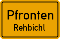 Kolpingstraße in PfrontenRehbichl