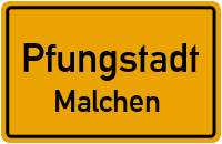 Hügelschneise in PfungstadtMalchen