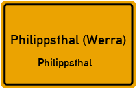 Straßenverzeichnis Philippsthal (Werra) Philippsthal