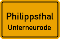 Dreienbergstraße in PhilippsthalUnterneurode