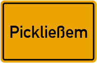 Branchenbuch von Pickließem auf onlinestreet.de