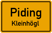 Straßen in Piding Kleinhögl