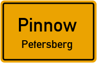 Flugplatzweg in PinnowPetersberg