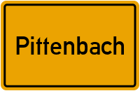 City Sign Pittenbach