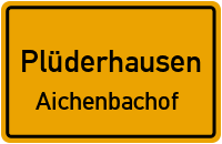 Konnenbergweg in PlüderhausenAichenbachof