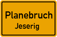 Straßen in Planebruch Jeserig