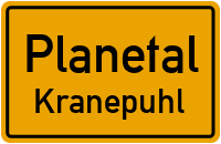 Lühnsdorfer Weg in PlanetalKranepuhl