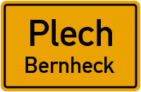 Straßen in Plech Bernheck