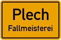Straßen in Plech Fallmeisterei