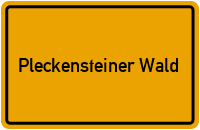 Bierstraße in Pleckensteiner Wald