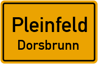 Straßenverzeichnis Pleinfeld Dorsbrunn