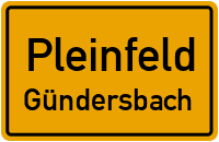 Straßenverzeichnis Pleinfeld Gündersbach