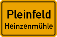 Straßenverzeichnis Pleinfeld Heinzenmühle