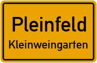 Straßenverzeichnis Pleinfeld Kleinweingarten