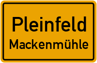 Mackenmühle in PleinfeldMackenmühle