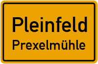 Straßenverzeichnis Pleinfeld Prexelmühle