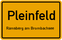 Obere Dorfstraße in PleinfeldRamsberg am Brombachsee