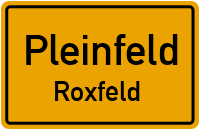 Straßenverzeichnis Pleinfeld Roxfeld