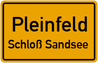 Straßenverzeichnis Pleinfeld Schloß Sandsee