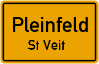 Straßenverzeichnis Pleinfeld St Veit